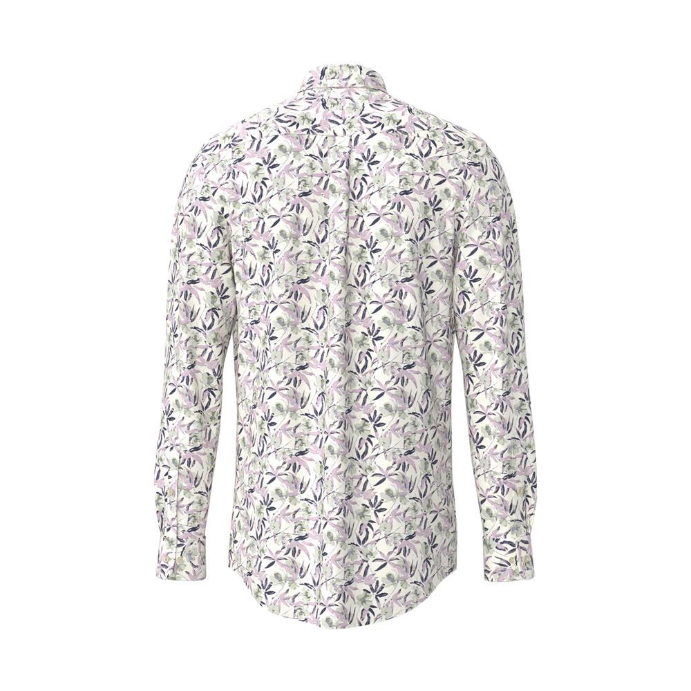 Fynch-Hatton Slub Flower Print Shirt